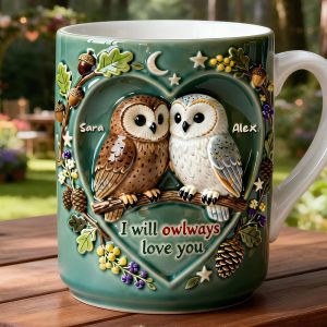 Owl Couples Coffee Mug - Personalized Gifts For Couples 03nadt200126
