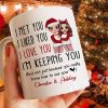 Pajamas Doll Couple I Met You I Love You Personalized Mug Pajamas Doll Couple I Met You I Love You Personalized Mug