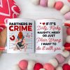 Partners In Crime- Personalized Accent Mug - Couple Gift- Funny Couple Mug Partners In Crime- Personalized Accent Mug - Couple Gift- Funny Couple Mug