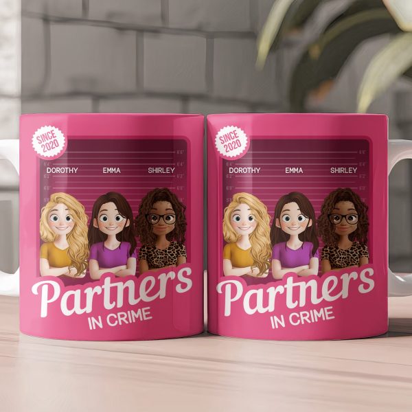 Partners In Crime Toy Box - Gift For Besties, Friend, BFF - Personalized Mug