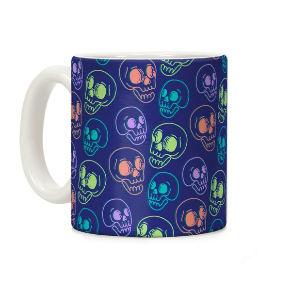Pastel Skulls Glitch Coffee Mug Pastel Skulls Glitch Coffee Mug