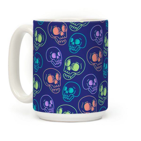 Pastel Skulls Glitch Coffee Mug Pastel Skulls Glitch Coffee Mug