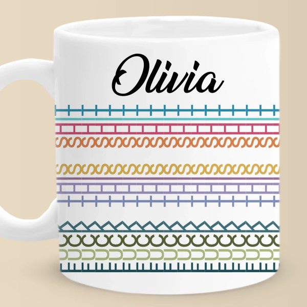 Patchwork Of Passion - Friend Personalized Custom Hidden Message Mug - Gift For Best Friends, Sisters, Family Members, Coworkers