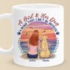 Pawprints On My Heart - Dog Personalized Custom Mug - Mother's Day, Gift For Pet Owners, Pet Lovers