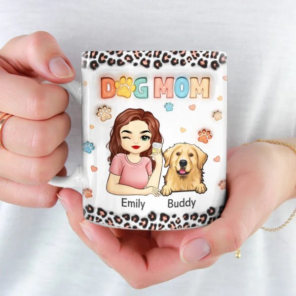 Paws And Joy Make Christmas Bright - Dog & Cat Personalized Custom 3D Inflated Effect Printed Mug - Christmas Gift For Pet Owners, Pet Lovers Paws And Joy Make Christmas Bright - Dog & Cat Personalized Custom 3D Inflated Effect Printed Mug - Christmas Gift For Pet Owners, Pet Lovers