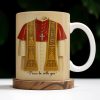 Peace Be With You, Papal Vestments and Cross - Personalized Custom Coffee Mug - FTH073_MG Peace Be With You, Papal Vestments and Cross - Personalized Custom Coffee Mug - FTH073_MG