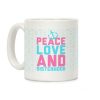 Peace Love And Sisterhood Coffee Mug Peace Love And Sisterhood Coffee Mug