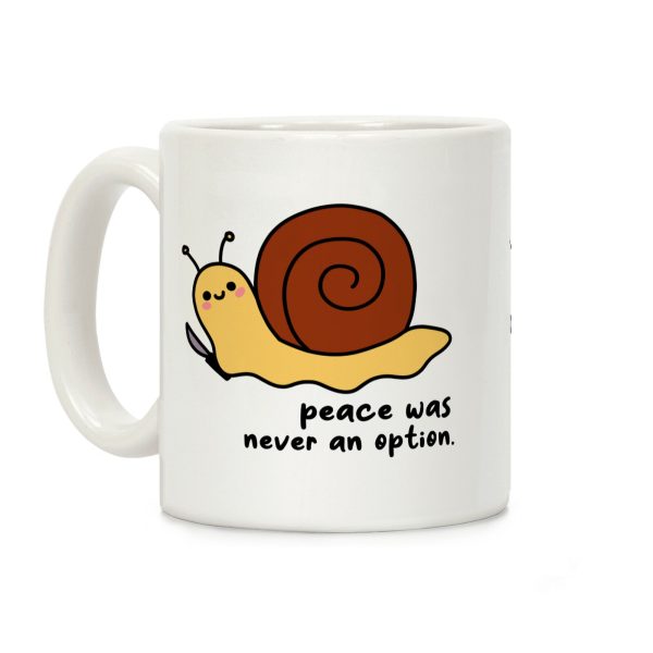 Peace Was Never An Option Coffee Mug Peace Was Never An Option Coffee Mug