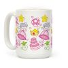 Peach Inventory Items Pattern Coffee Mug Peach Inventory Items Pattern Coffee Mug