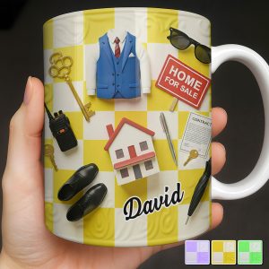 Perfect Gift For Real Estate Professionals - Personalized Custom Coffee Mug - JBS080_MG
