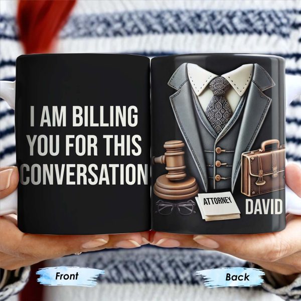Perfect Gift For The Legal Professional In Your Life, Suit And Gavel - Personalized Custom Coffee Mug - GRAD301_MG Perfect Gift For The Legal Professional In Your Life, Suit And Gavel - Personalized Custom Coffee Mug - GRAD301_MG