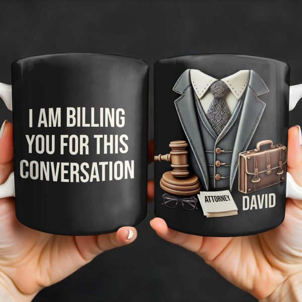 Perfect Gift For The Legal Professional In Your Life, Suit And Gavel - Personalized Custom Coffee Mug - GRAD301_MG Perfect Gift For The Legal Professional In Your Life, Suit And Gavel - Personalized Custom Coffee Mug - GRAD301_MG