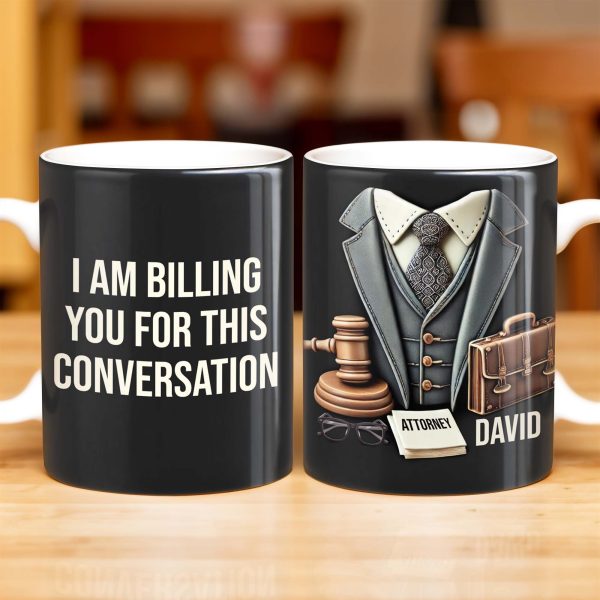 Perfect Gift For The Legal Professional In Your Life, Suit And Gavel - Personalized Custom Coffee Mug - GRAD301_MG Perfect Gift For The Legal Professional In Your Life, Suit And Gavel - Personalized Custom Coffee Mug - GRAD301_MG