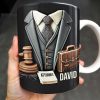 Perfect Gift For The Legal Professional In Your Life, Suit And Gavel - Personalized Custom Coffee Mug - GRAD301_MG Perfect Gift For The Legal Professional In Your Life, Suit And Gavel - Personalized Custom Coffee Mug - GRAD301_MG
