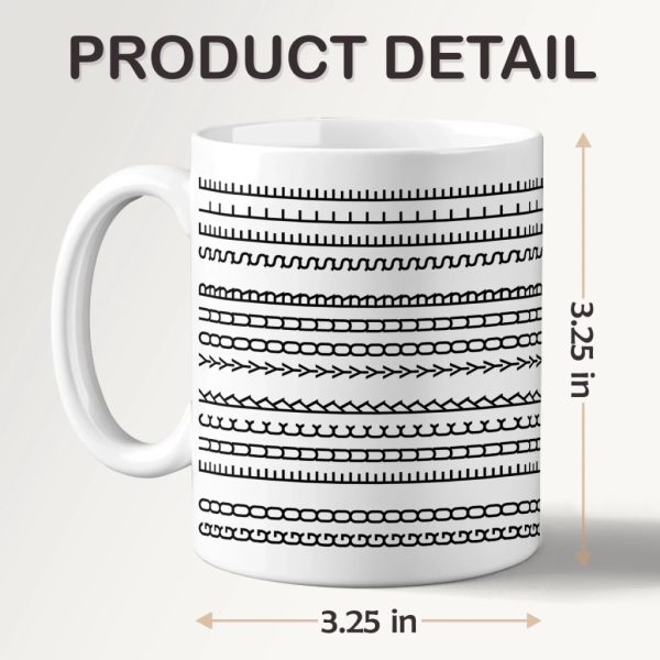Perfect Lines, Perfect Vibes - Friend Mug - Gift For Best Friends, Sisters, Family Members, Coworkers Perfect Lines, Perfect Vibes - Friend Mug - Gift For Best Friends, Sisters, Family Members, Coworkers