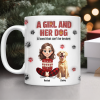 Personalized A Girl And Her Dog Version 3D Inflated Effect Mug HA75 898070 Personalized A Girl And Her Dog Version 3D Inflated Effect Mug HA75 898070