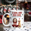 Personalized A Girl And Her Dog Version 3D Inflated Effect Mug HA75 898070 Personalized A Girl And Her Dog Version 3D Inflated Effect Mug HA75 898070