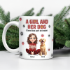 Personalized A Girl And Her Dog Version 3D Inflated Effect Mug HA75 898070 Personalized A Girl And Her Dog Version 3D Inflated Effect Mug HA75 898070