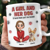 Personalized A Girl And Her Dog Version 3D Inflated Effect Mug HA75 898070 Personalized A Girl And Her Dog Version 3D Inflated Effect Mug HA75 898070