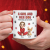 Personalized A Girl And Her Dog Version 3D Inflated Effect Mug HA75 898070 Personalized A Girl And Her Dog Version 3D Inflated Effect Mug HA75 898070