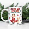 Personalized A Girl And Her Dog Version 3D Inflated Effect Mug HA75 898070 Personalized A Girl And Her Dog Version 3D Inflated Effect Mug HA75 898070