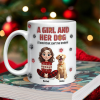Personalized A Girl And Her Dog Version 3D Inflated Effect Mug HA75 898070 Personalized A Girl And Her Dog Version 3D Inflated Effect Mug HA75 898070