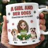 Personalized A Girl And Her Dog Version 3D Inflated Effect Mug HA75 898070 Personalized A Girl And Her Dog Version 3D Inflated Effect Mug HA75 898070