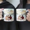 Personalized 'A true friendship is a journey without an end' Ceramic Mug for Sisters, Customizable