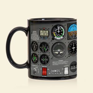 Personalized Aircraft Cockpit Mug, Gift For Airplane Lovers 2 (AP0402)