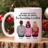 Personalized Best Friends Mug Gift, Personalized Friendship Gift, Soul Sister Christmas Gift for Best Friend, Long Distance Friendship Gift