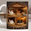 Personalized Chicken Coop Mug With Farm Fresh Design - Personalized Custom Coffee Mug - FARM026_MG