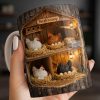Personalized Chicken Coop Mug With Farm Fresh Design - Personalized Custom Coffee Mug - FARM026_MG