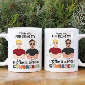 Personalized Christmas Gifts For Coworkers White Mug 02TOLU221124PA