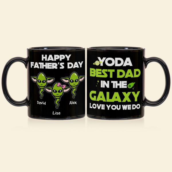 Personalized Dad Coffee Mug Best Dad In The Galaxy, Gift For Dad BLM-06HUHN300323 Personalized Dad Coffee Mug Best Dad In The Galaxy, Gift For Dad BLM-06HUHN300323
