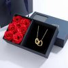 Personalized Double Heart Name Necklace in Stainless Steel Personalized Double Heart Name Necklace in Stainless Steel