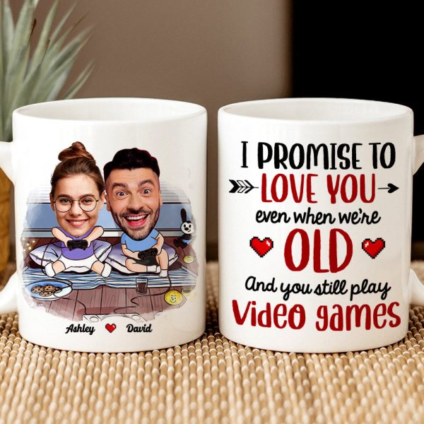 Personalized Gift For Couple Mug I Promise To Love You Personalized Gift For Couple Mug I Promise To Love You