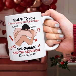 Personalized Gift For Couple Mug I Swear To You