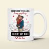 Personalized Gift For Couple Mug Today I Don't Feel Like Doing Anything Personalized Gift For Couple Mug Today I Don't Feel Like Doing Anything