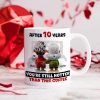 Personalized Gift For Couple White Mug Cartoon Characters Valentine 04OHLU181224 Personalized Gift For Couple White Mug Cartoon Characters Valentine 04OHLU181224