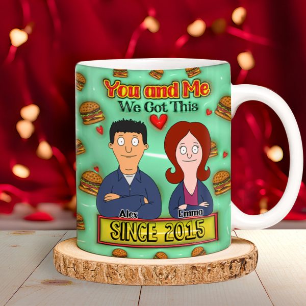Personalized Gift For Couples Edge To Edge Mug 3D Inflated Effect 04XQLU311224HG Personalized Gift For Couples Edge To Edge Mug 3D Inflated Effect 04XQLU311224HG