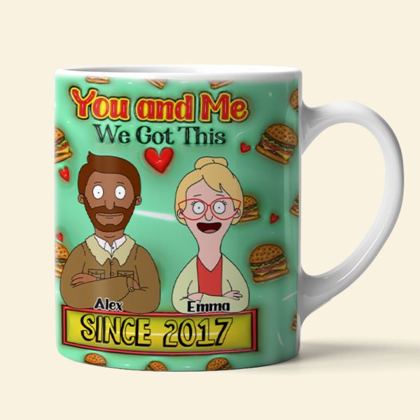 Personalized Gift For Couples Edge To Edge Mug 3D Inflated Effect 04XQLU311224HG Personalized Gift For Couples Edge To Edge Mug 3D Inflated Effect 04XQLU311224HG