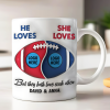 Personalized Gifts For American Football-loving Couple Coffee Mug 04hupu230125