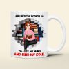 Personalized Gifts For Book Lovers Coffee Mug Reading Book Girl 03KALU040125PA Personalized Gifts For Book Lovers Coffee Mug Reading Book Girl 03KALU040125PA