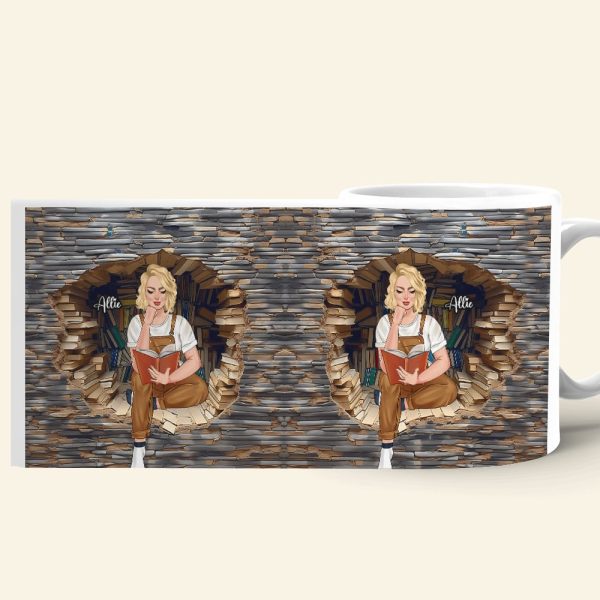 Personalized Gifts For Book Lovers Coffee Mug Reading Girl Personalized Gifts For Book Lovers Coffee Mug Reading Girl