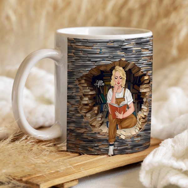 Personalized Gifts For Book Lovers Coffee Mug Reading Girl Personalized Gifts For Book Lovers Coffee Mug Reading Girl