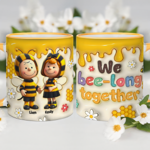Personalized Gifts For Couple Coffee Mug 02tgpu091224 We Bee-long Together