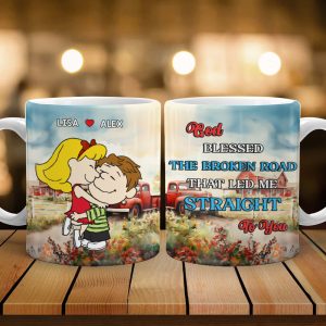 Personalized Gifts For Couple Coffee Mug Couple Hugging 02KAMH040125HHHG