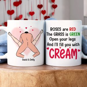 Personalized Gifts For Couple Coffee Mug I'll Fill You With Cream