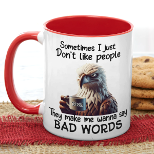Personalized Gifts For Coworker Coffee Mug Bad Words 03xqpu150125