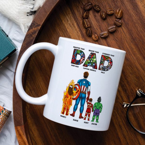 Personalized Gifts For Dad Coffee Mug 032TOPU120424PA Father's Day Personalized Gifts For Dad Coffee Mug 032TOPU120424PA Father's Day